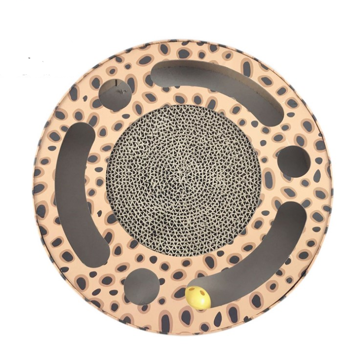 Cat corrugated Scratch Board vendor, Suppliers, Factory Black Dot printed round kitty corrugated cardboard,eco-friendly lounge for kat sleeping