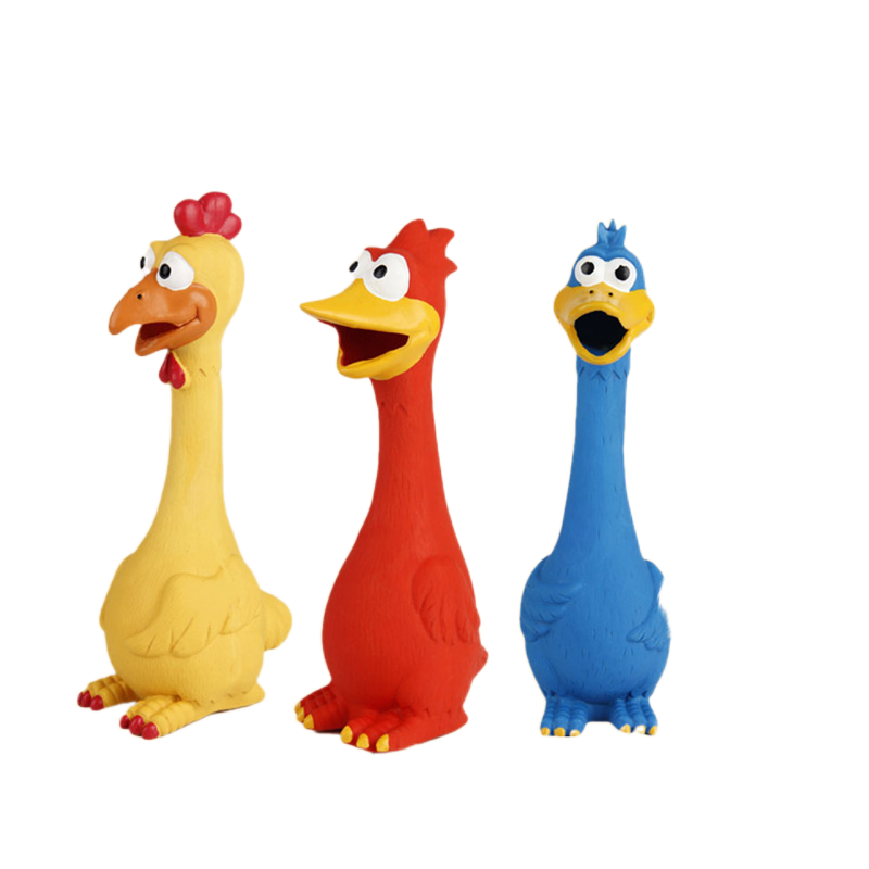 Latex toy Supplies And Accessories  pet products latex screaming chicken chew toys for cats and dogs
