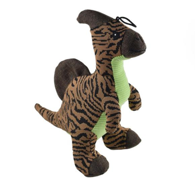 China Stuffed Dog, Stuffed Dog Wholesale, Manufacturers Pet-toy stripe fabric corythosaurus