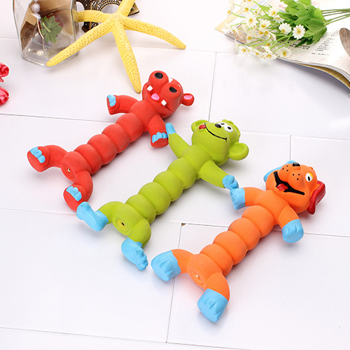 Environmental friendly latex molar chewing dog toy with sound