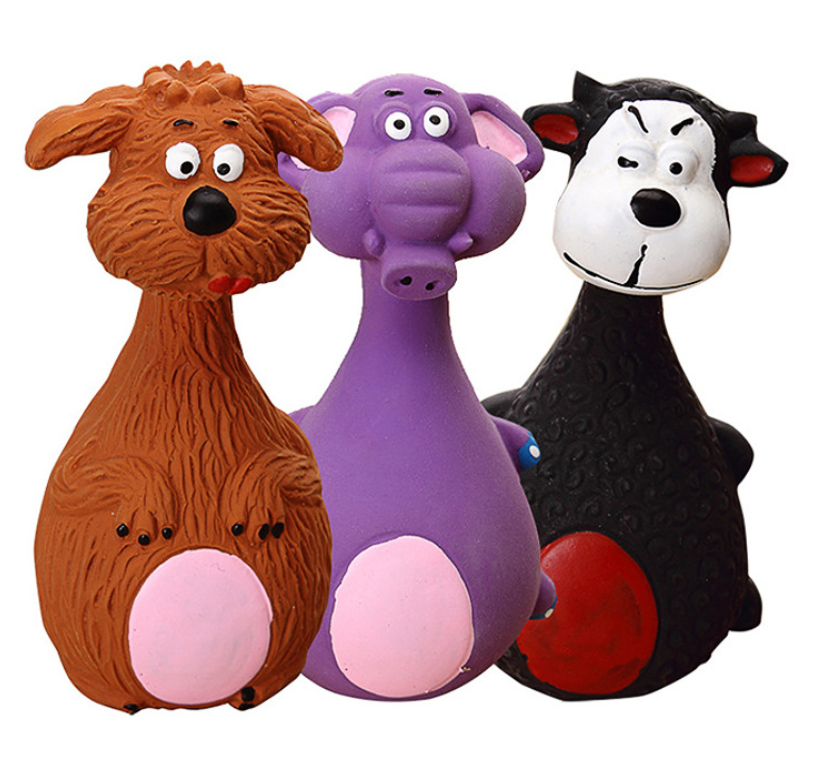 China Latex Toys, Latex Toys Wholesale, Manufacturers Cute Pet Cartoon That Withstands Biting And Grinding Teeth Latex Dog Toy