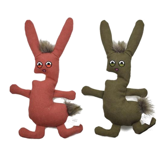 Plush Dog Toys - Stuffed & Unstuffed Pet-toy canvas biting rabbit