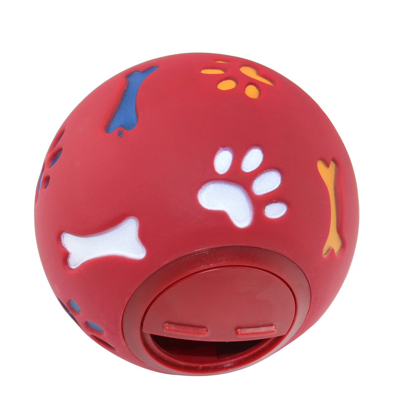 Wholesale Pet Ball Vinyl PVC Snack Ball for Dog Cartoon pattern Pet bite Toy