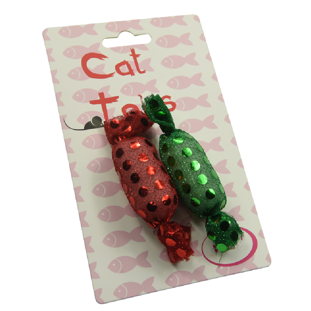 Cat Toys Christmas Candy Catnip Pets Kitten Teaser Interactive Funny Supply Premium Quality