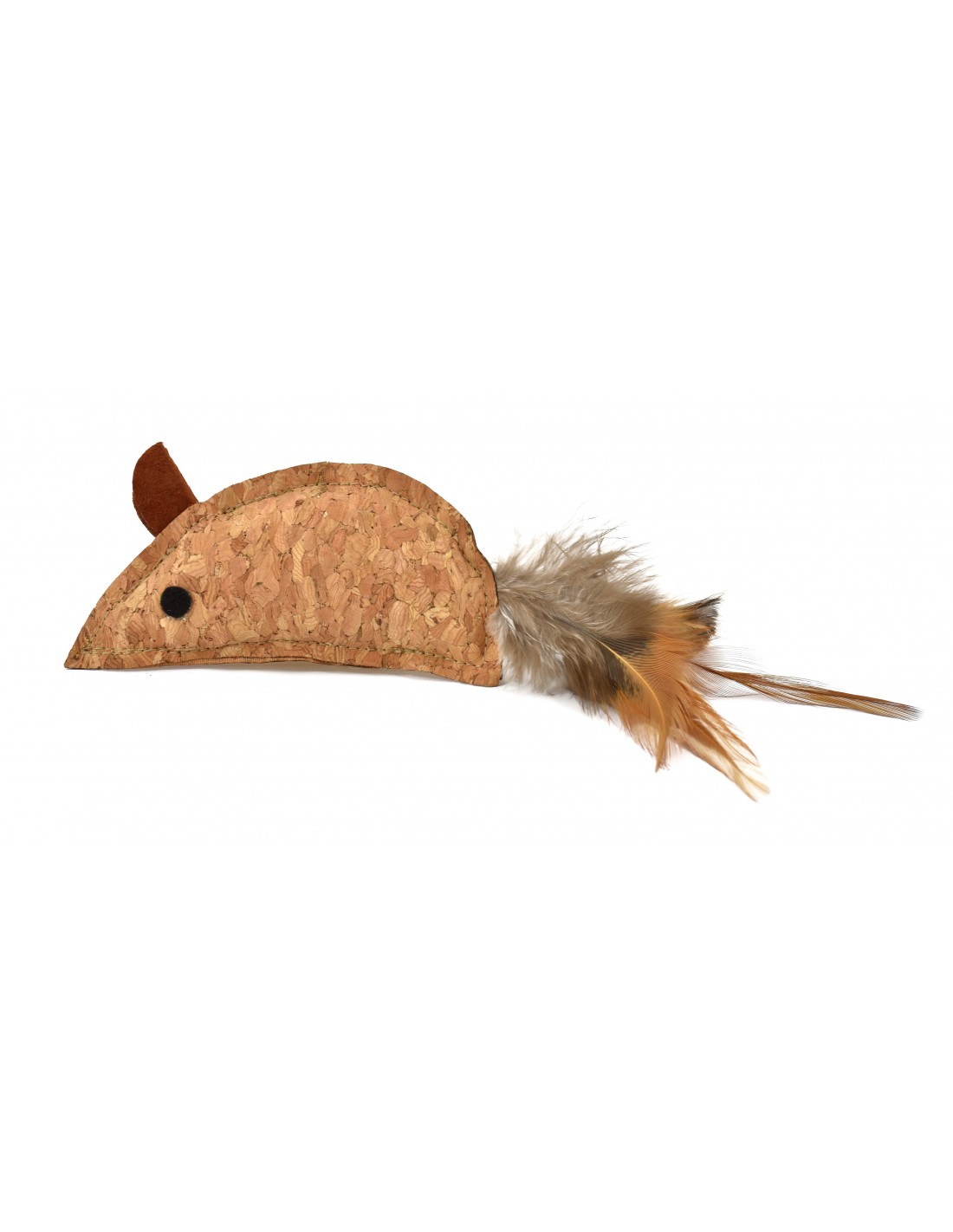 OEM DURABLE Cat  mouse toy, Pet Grinding Claws Toys With Feather AND CATNIP INSIDE