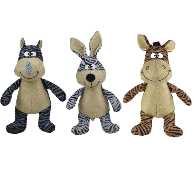 Cat, Dog & Pet Toys Manufacturers and Suppliers in China Pet-toy stripe fabric rhinoceros、rabbit、donkey