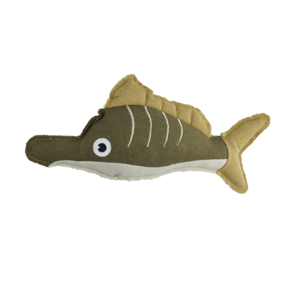 New Proof quality strong Dog puppy stuffing animal Toys fish plush with canvas durabl material